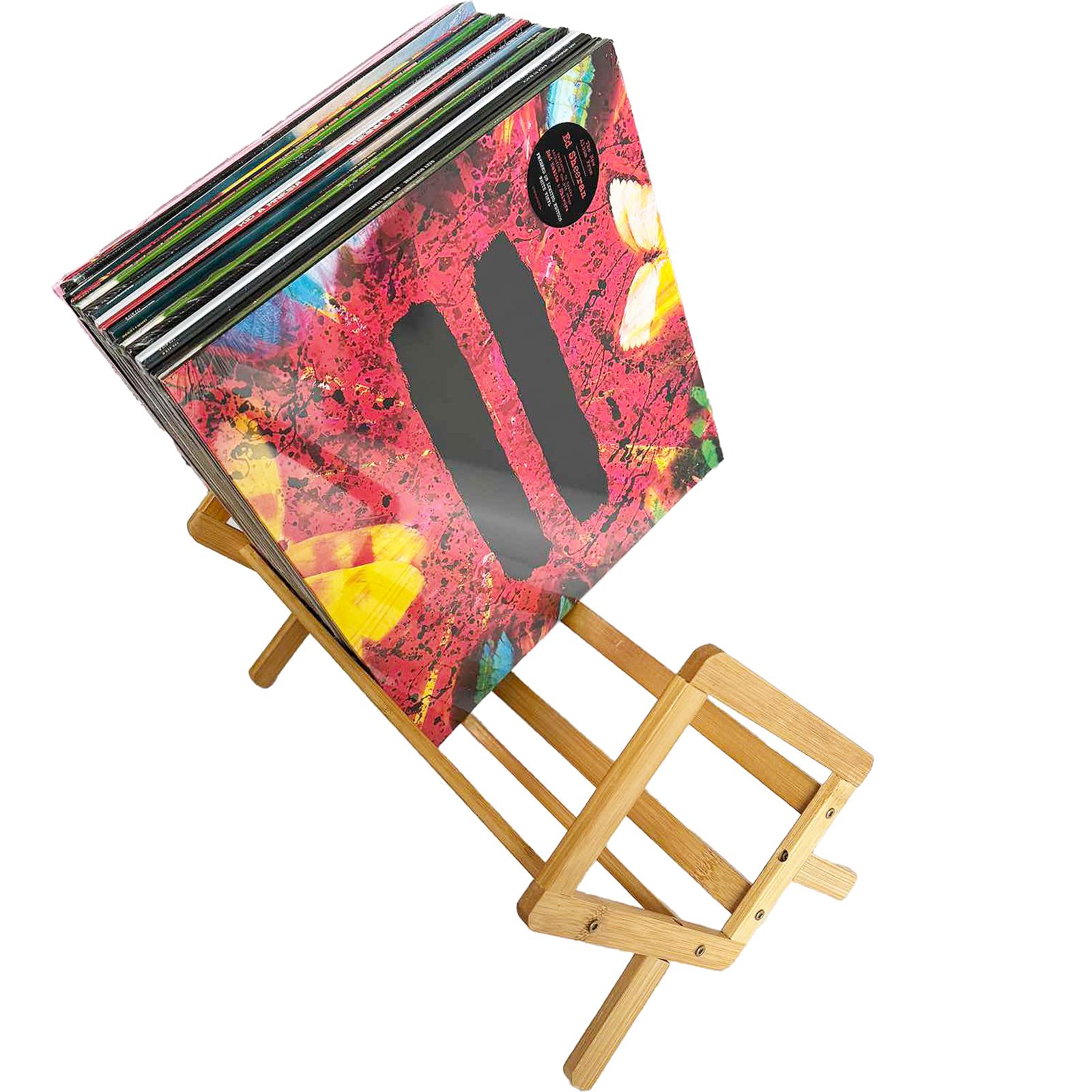 Підставка органайзер для зберігання вінілових платівок та книг 24,5х21х40 см місткість 70+ платівок Light wood (23136290) - фото 8 Підставка органайзер для зберігання вінілових платівок та книг 24,5х21х40 см місткість 70+ платівок Light wood (23136290) - фото 8