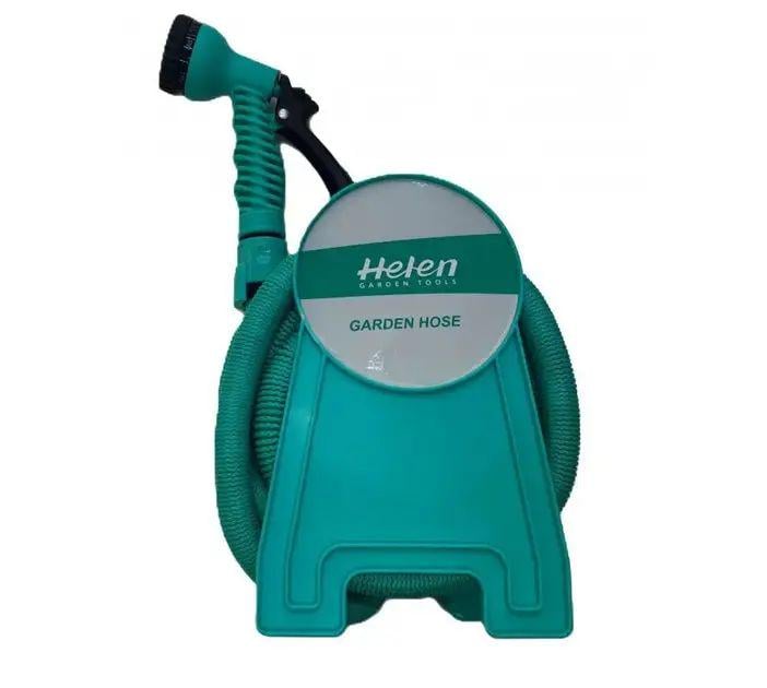 Шланг поливочный Helen Garden Tools 15 м с катушкой и распылителем на 7 режимов Зеленый Шланг поливочный Helen Garden Tools 15 м с катушкой и распылителем на 7 режимов Зеленый