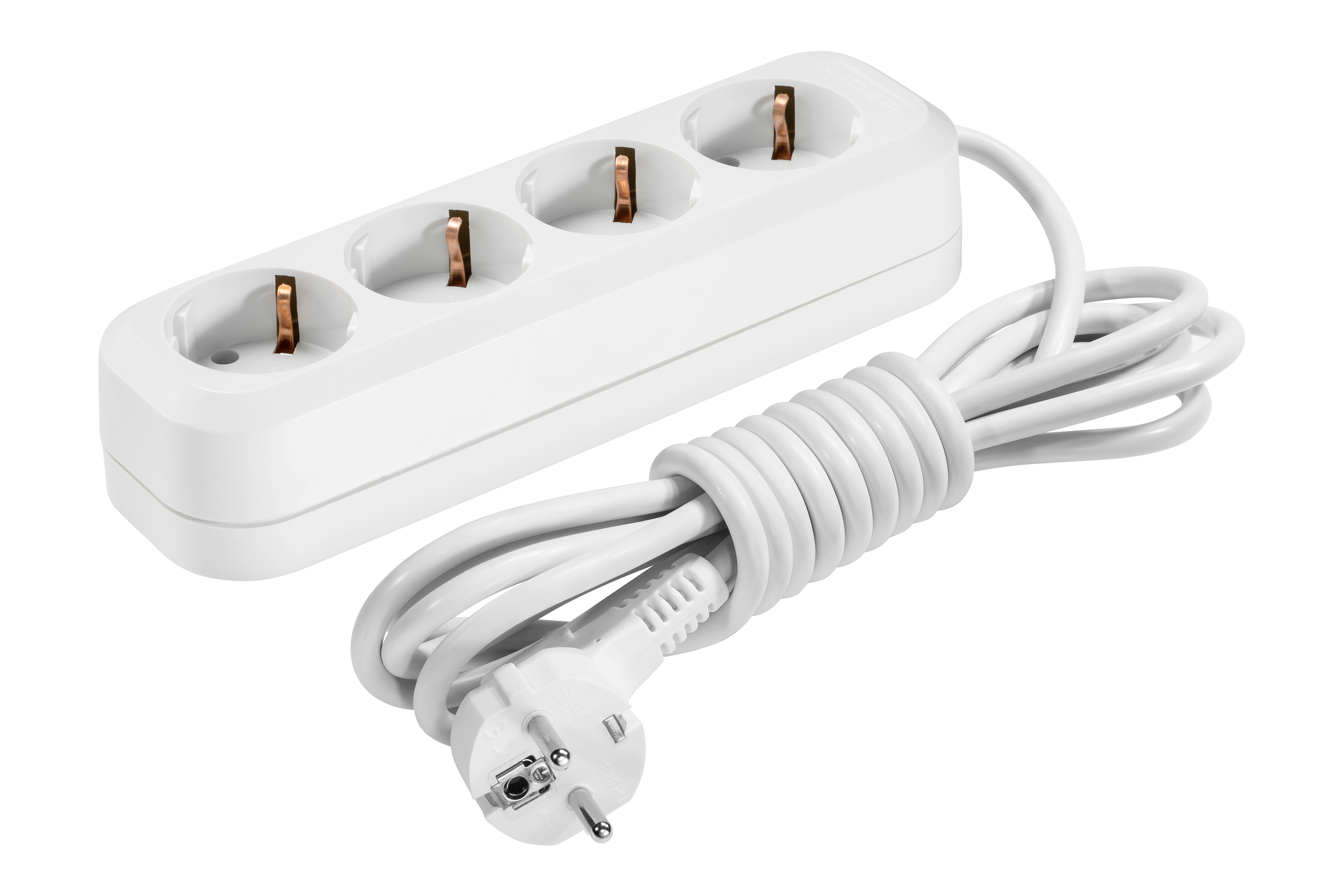 Удлинитель с заземлением Lider PROXIMA 4 гнезда 16А (1941)