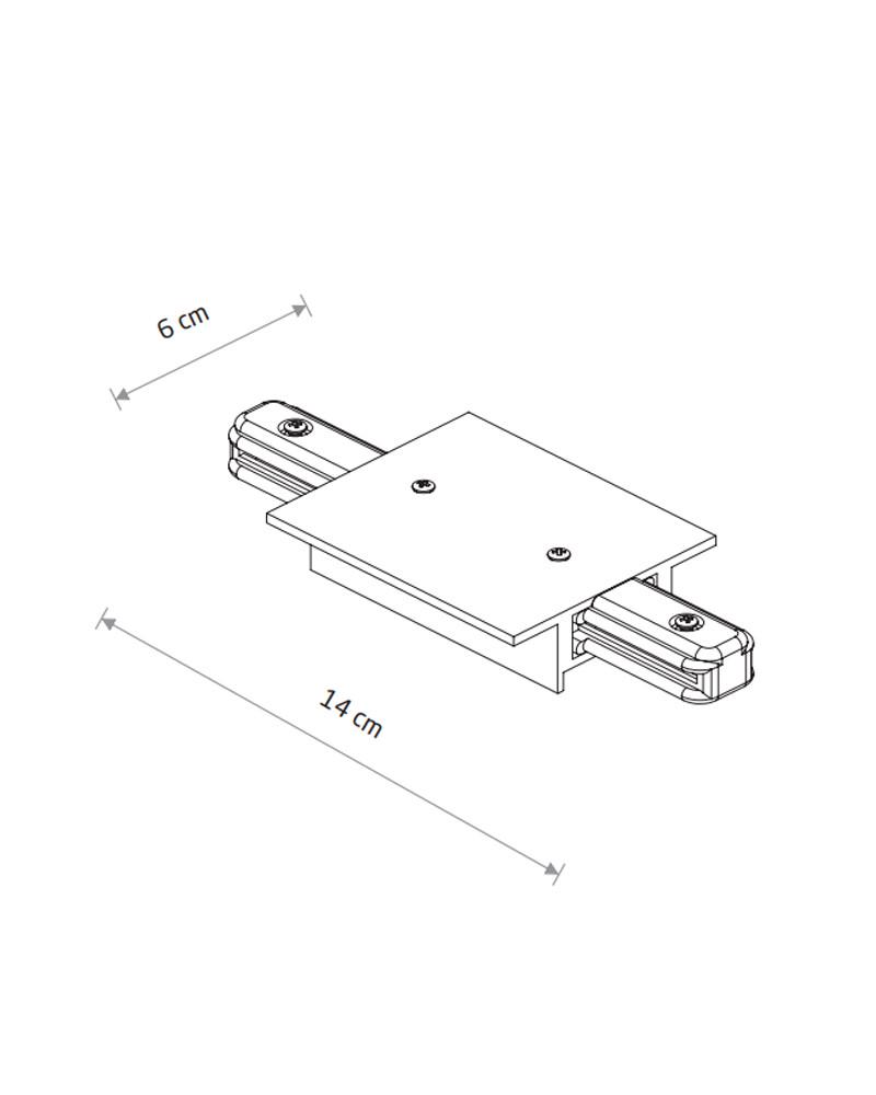 Ввід живлення Nowodvorski 10227 Profile Recessed Power Straight Connector (2229965838) - фото 3