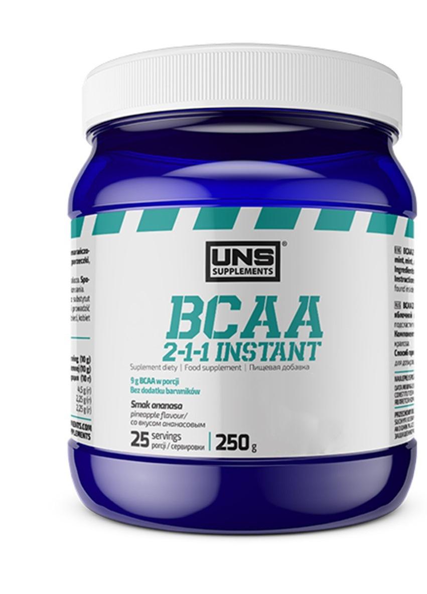 Аминокислота BCAA для спорта UNS BCAA 2-1-1 Instant 250 г 25 порций Ice Candy Аминокислота BCAA для спорта UNS BCAA 2-1-1 Instant 250 г 25 порций Ice Candy