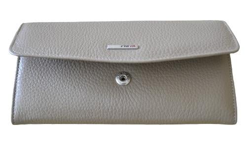 Жіночий шкіряний гаманець Karya Бежевий (1180-51)