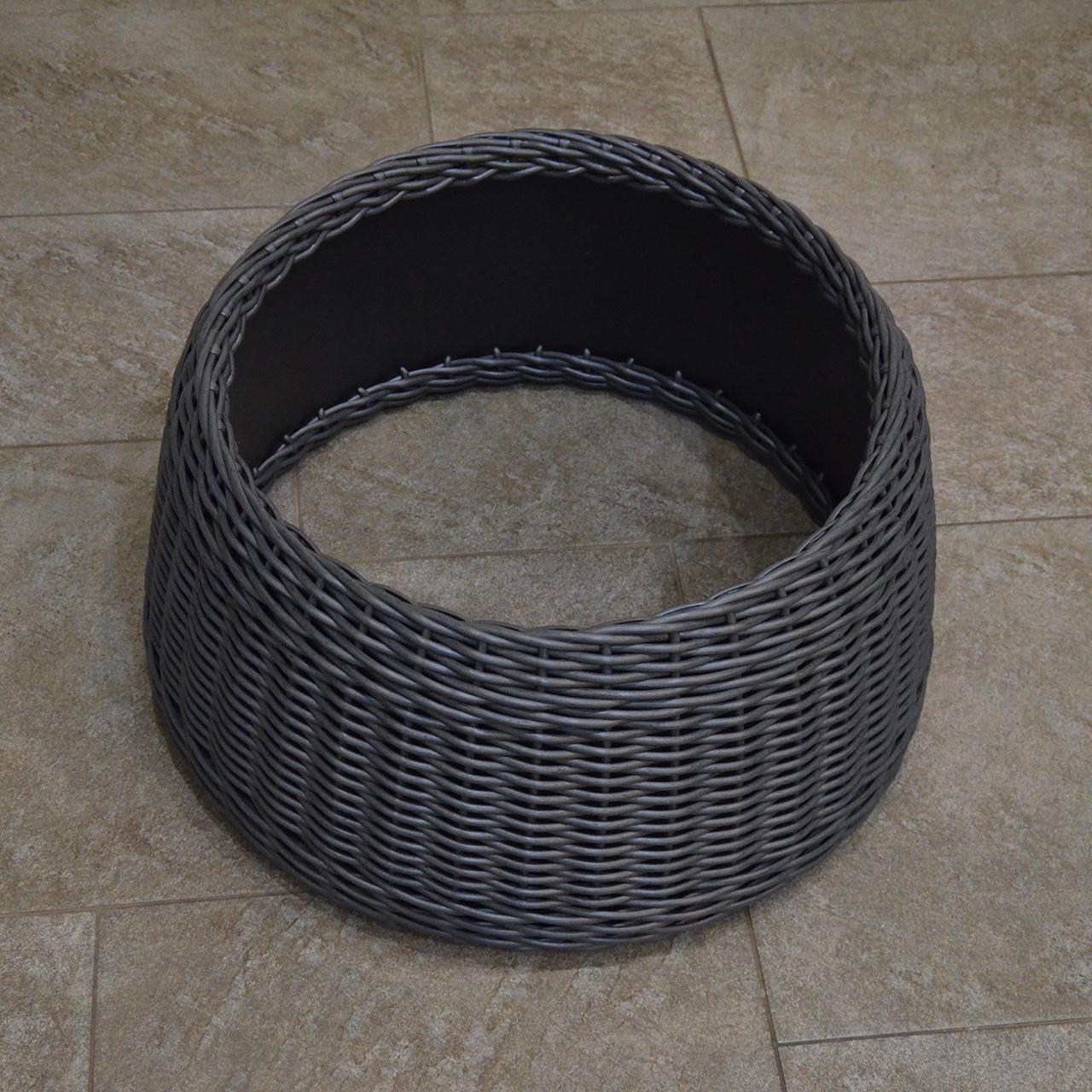 Подставка-юбка под елку плетеная из искусственного ротанга/ручной работы L Графитовый (23115876) - фото 3 Подставка-юбка под елку плетеная из искусственного ротанга/ручной работы L Графитовый (23115876) - фото 3