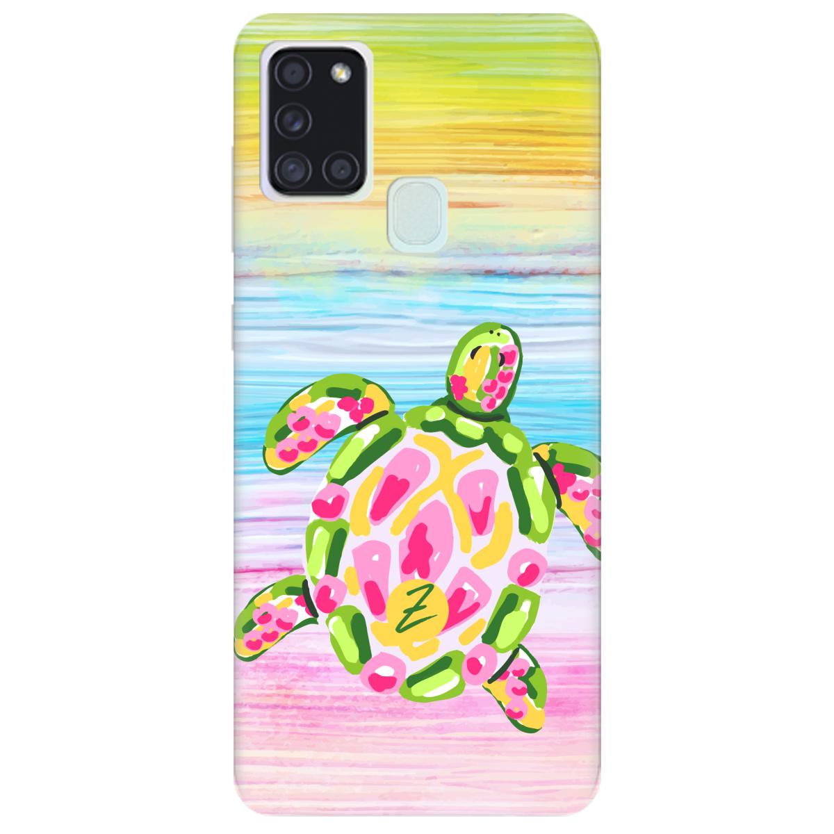 Силиконовый чехол Zorrov для Samsung Galaxy A21s - Turtle (14100040164087724)