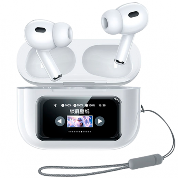 Навушники сенсорні TWS Remax Cozypods W30N в зарядному кейсі Bluetooth Білий (52596)