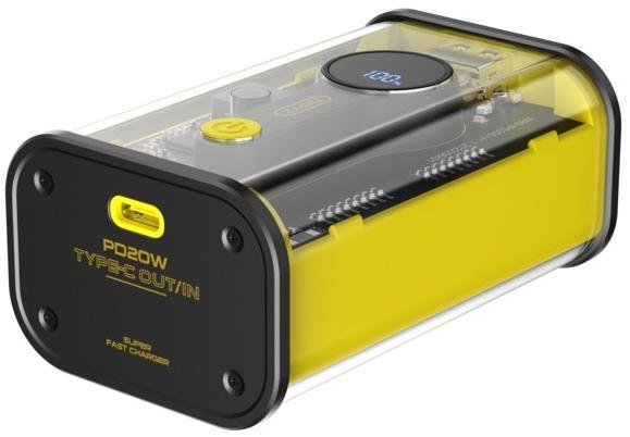 Портативное зарядное устройство BYZ W89 10000 mAh 22,5W Yellow (BYZ-W89-Y) - фото 2 Портативное зарядное устройство BYZ W89 10000 mAh 22,5W Yellow (BYZ-W89-Y) - фото 2