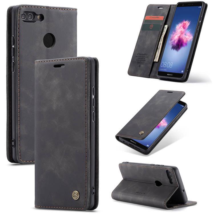 Чехол книжка с магнитом Huawei P Smart CaseMe Black (30854-2B)