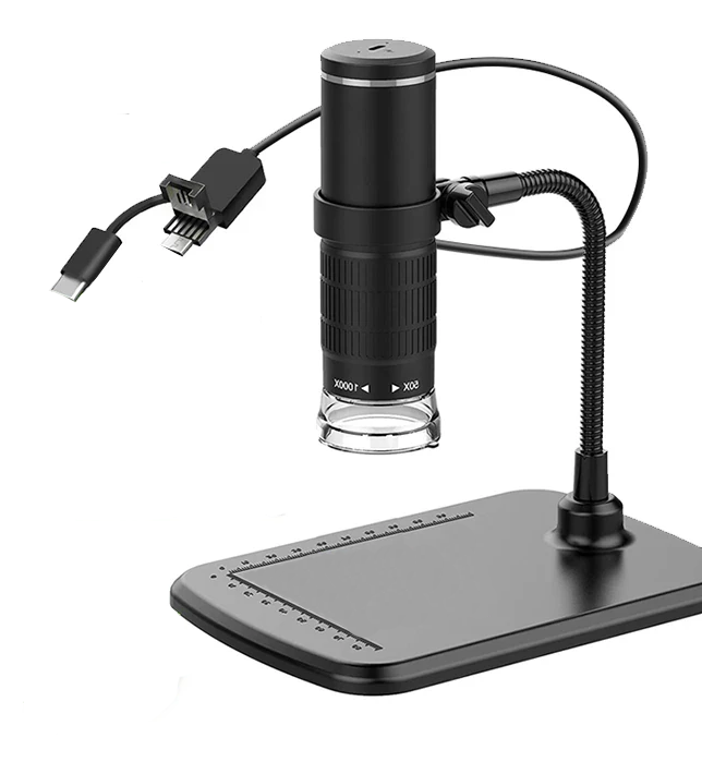 Мікроскоп цифровий USB 50X-1000X з гнучкою підставкою для Android/PC (1891393731)