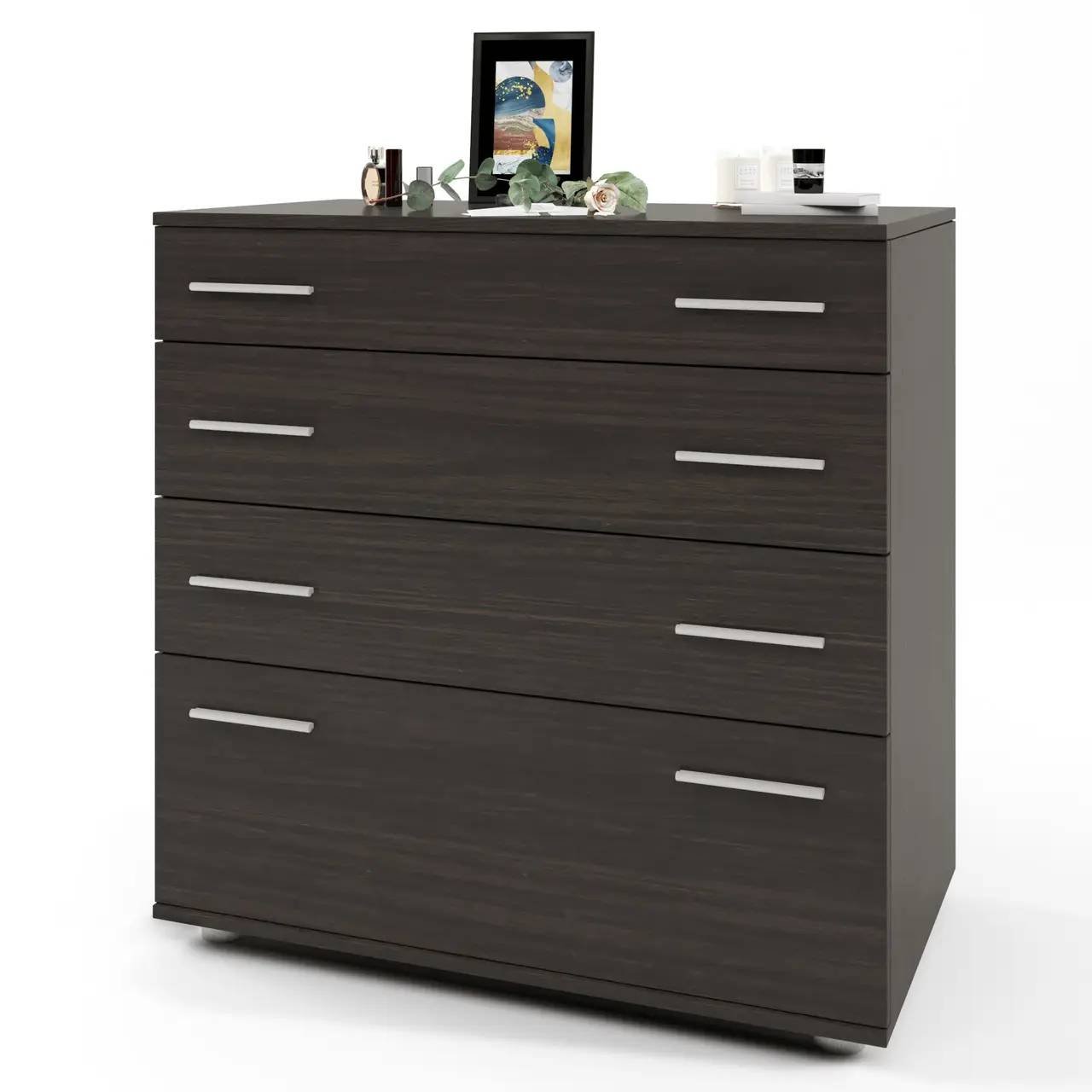 Комод Еверест К2 на 3 ящики телескопічні направляючі 80х45х85 см Венге темний (643fde9cc292bf72a363ce6d) Комод Еверест К2 на 3 ящики телескопічні направляючі 80х45х85 см Венге темний (643fde9cc292bf72a363ce6d)