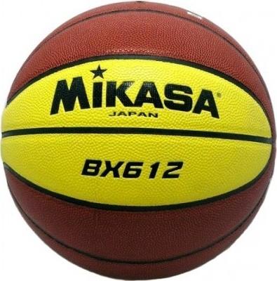 Баскетбольный мяч Mikasa BX612 р. 6 Коричнево-желтый (47525)