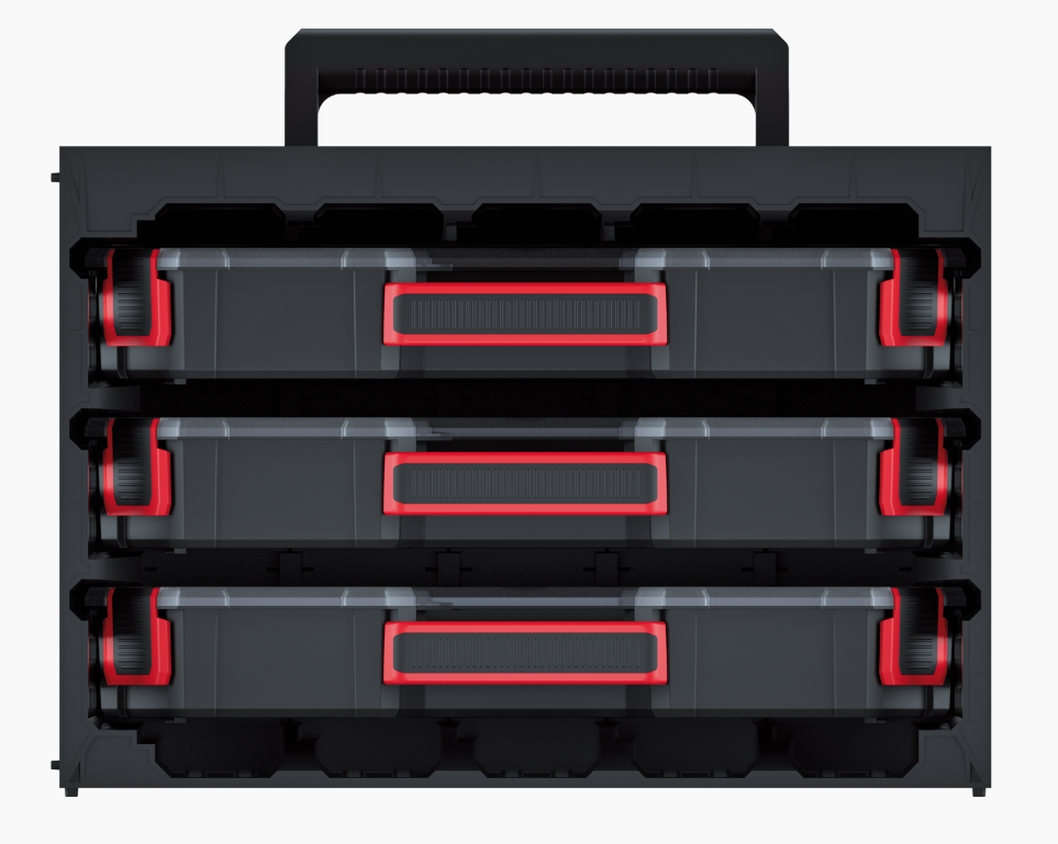 Кейс для инструмента Kistenberg Tagercase с 3 органайзерами (KTC40306S-S411)