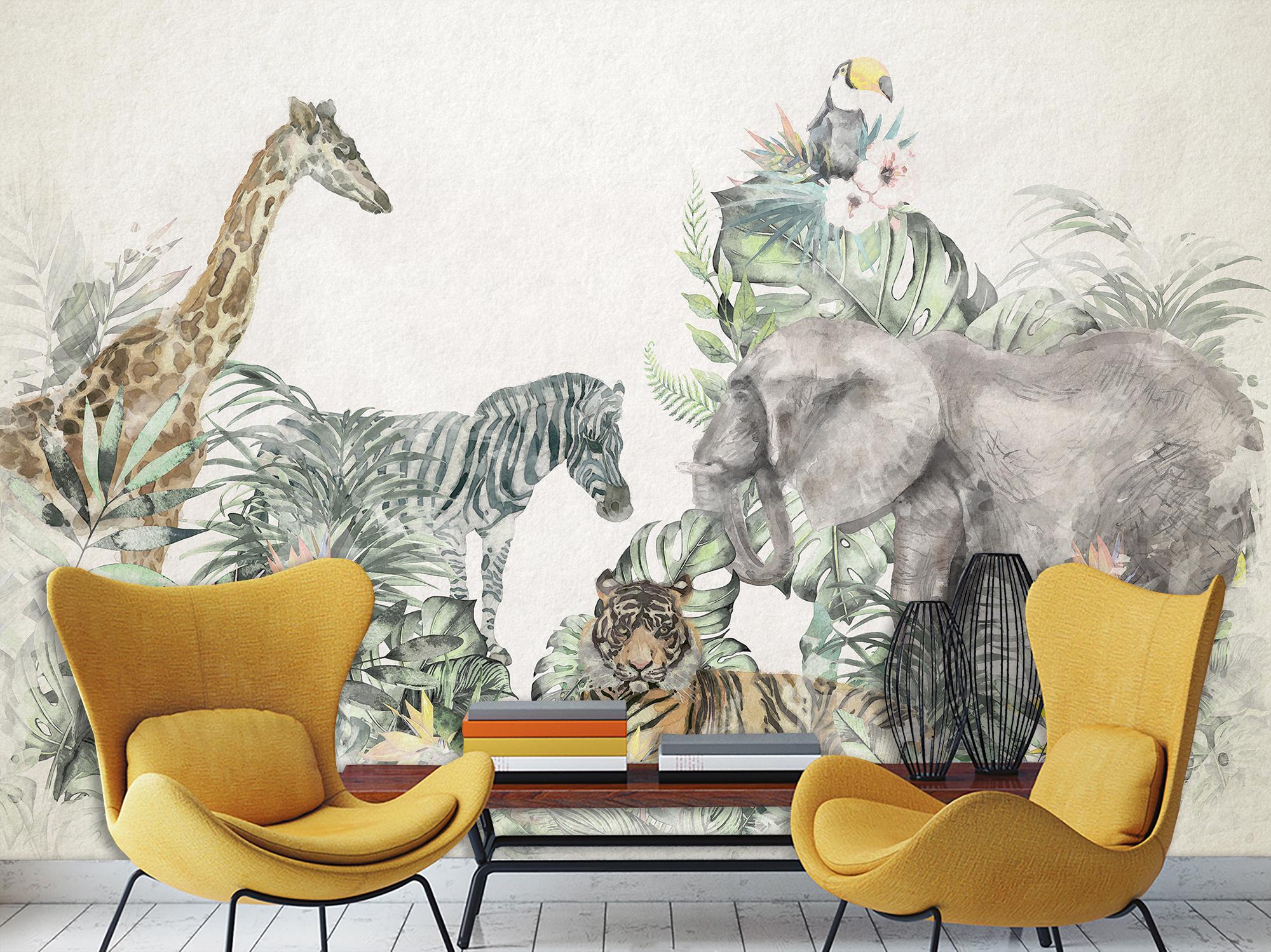 Фотообои флизелиновые Африка 245х368 см (S5KID-005/7)