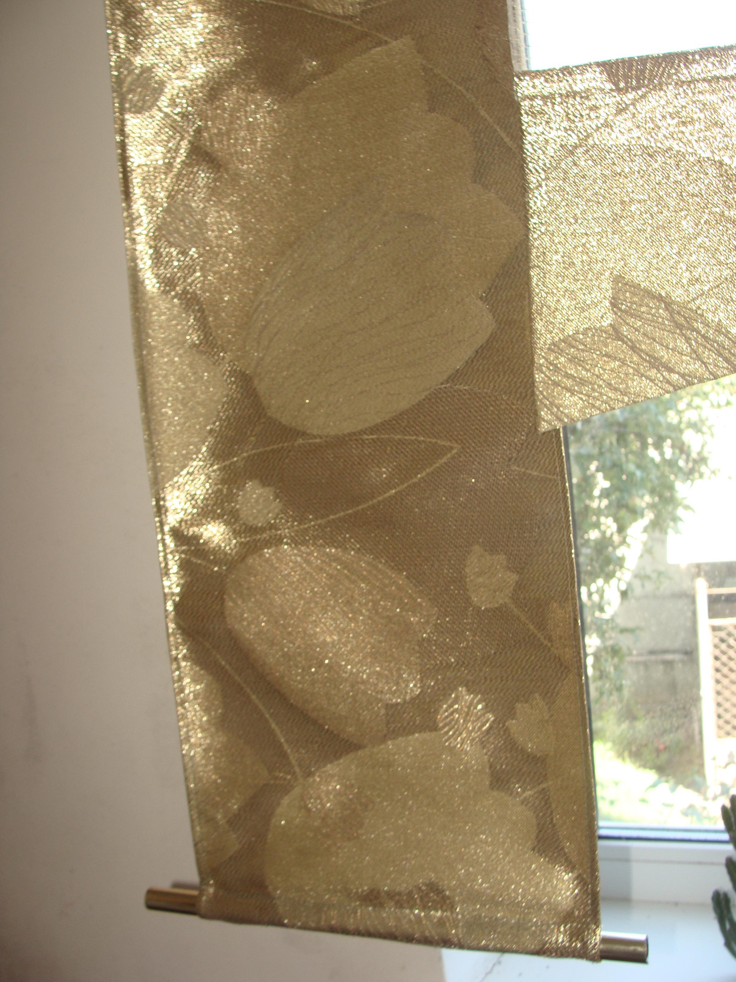 Комплект панельных занавесок Firanka Тюльпаны 5 шт. с жестким ламбрекеном из двух частей/карниз 200 см Салатовый с золотистым (23_3п) - фото 5 Комплект панельных занавесок Firanka Тюльпаны 5 шт. с жестким ламбрекеном из двух частей/карниз 200 см Салатовый с золотистым (23_3п) - фото 5