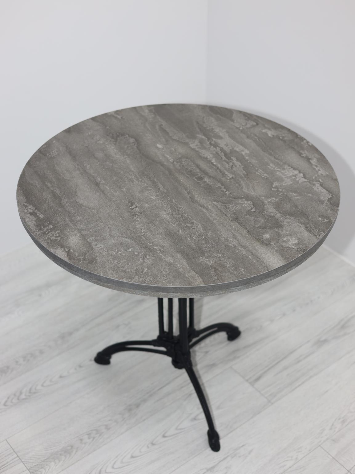 Стол Blumfeldt Patras-XL с чугунным основанием Вулканический Графит (10033235) - фото 6