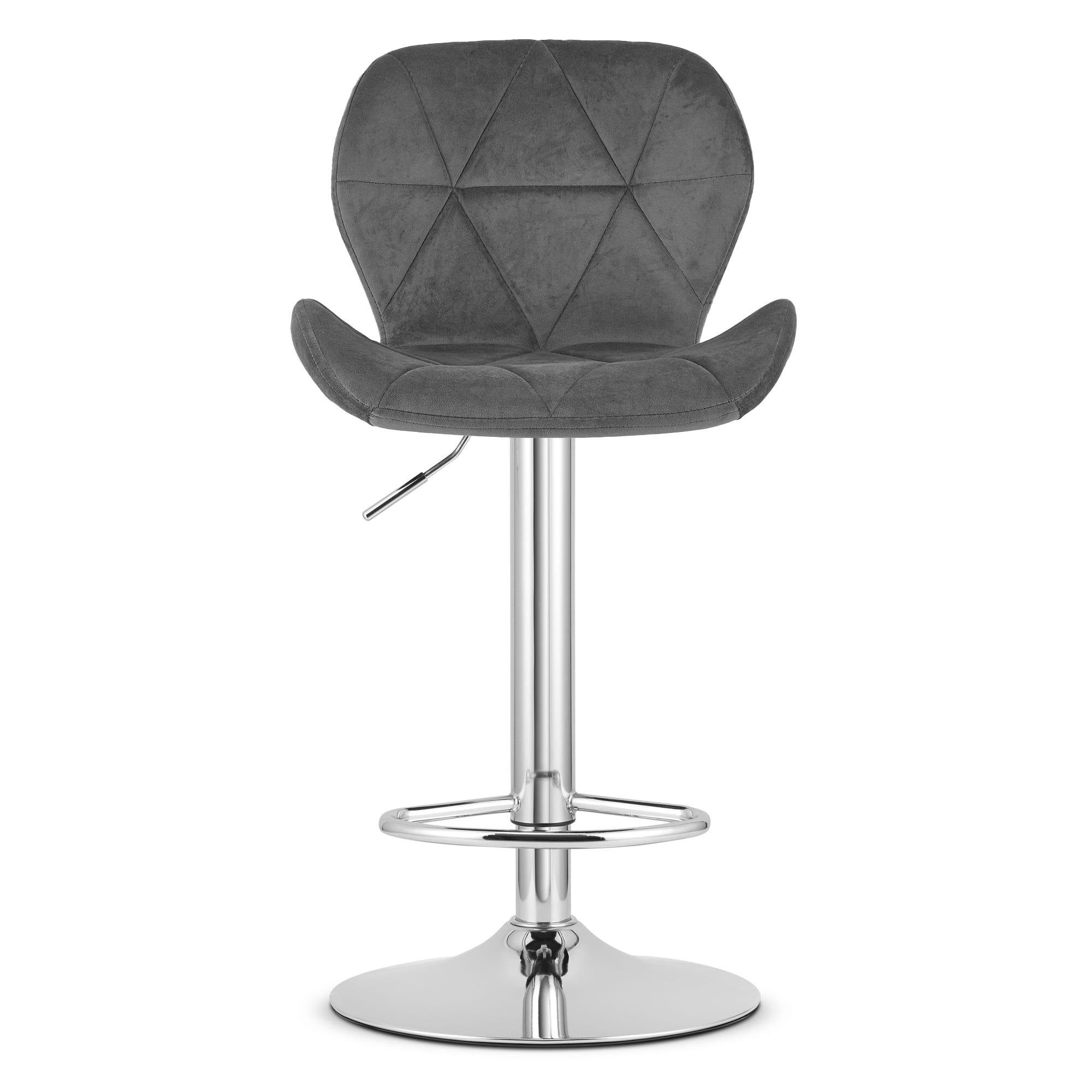 Стул барный хокер Homart 242VS велюр темно Серый (9932) - фото 2 Стул барный хокер Homart 242VS велюр темно Серый (9932) - фото 2