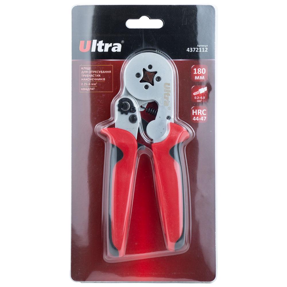 Кліщі для обпресування трубчастих наконечників 0,25-6 мм2 ULTRA (4372112) - фото 6 Кліщі для обпресування трубчастих наконечників 0,25-6 мм2 ULTRA (4372112) - фото 6
