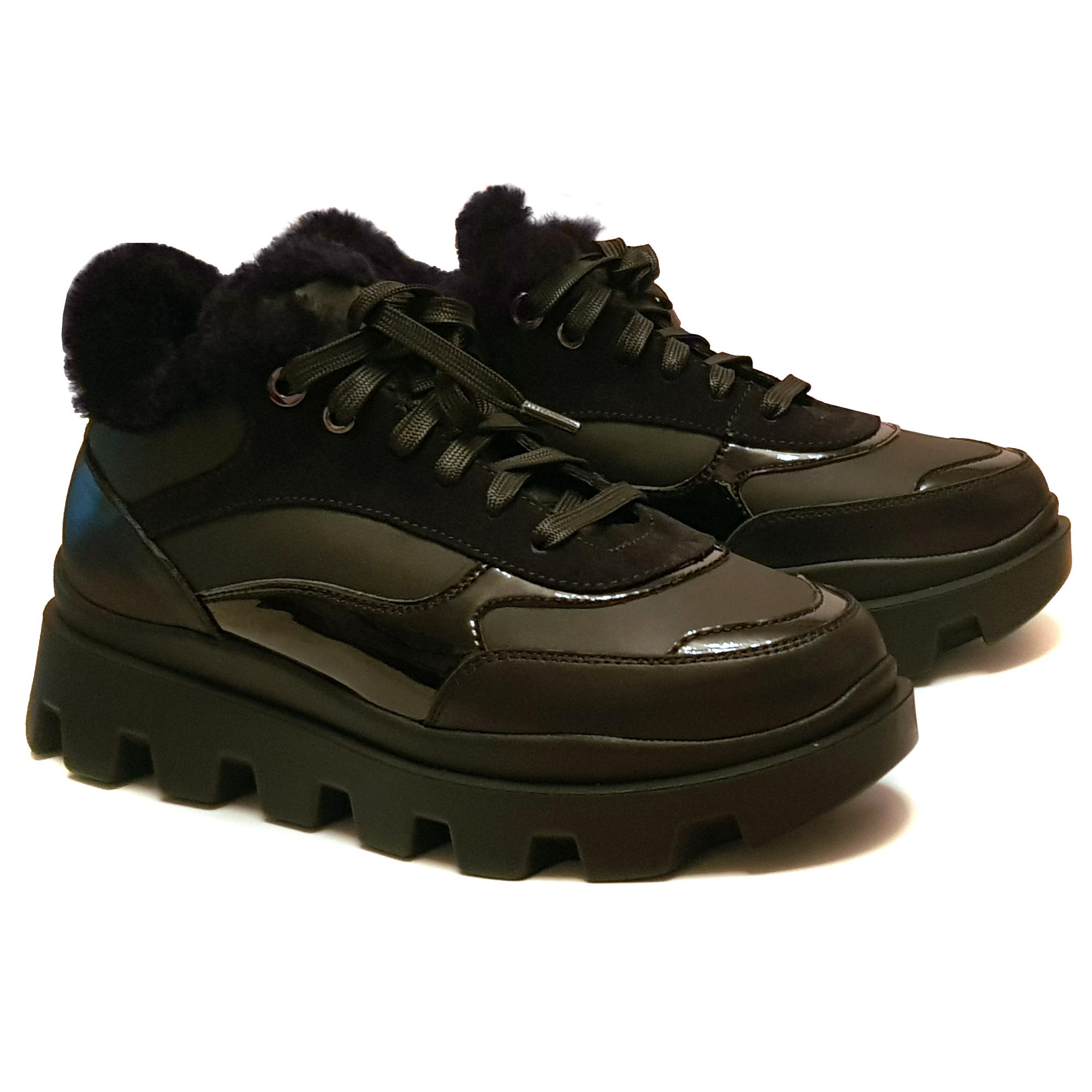 Кросівки зимові жіночі Selesta р. 37 Чорний (013662-37) - фото 4