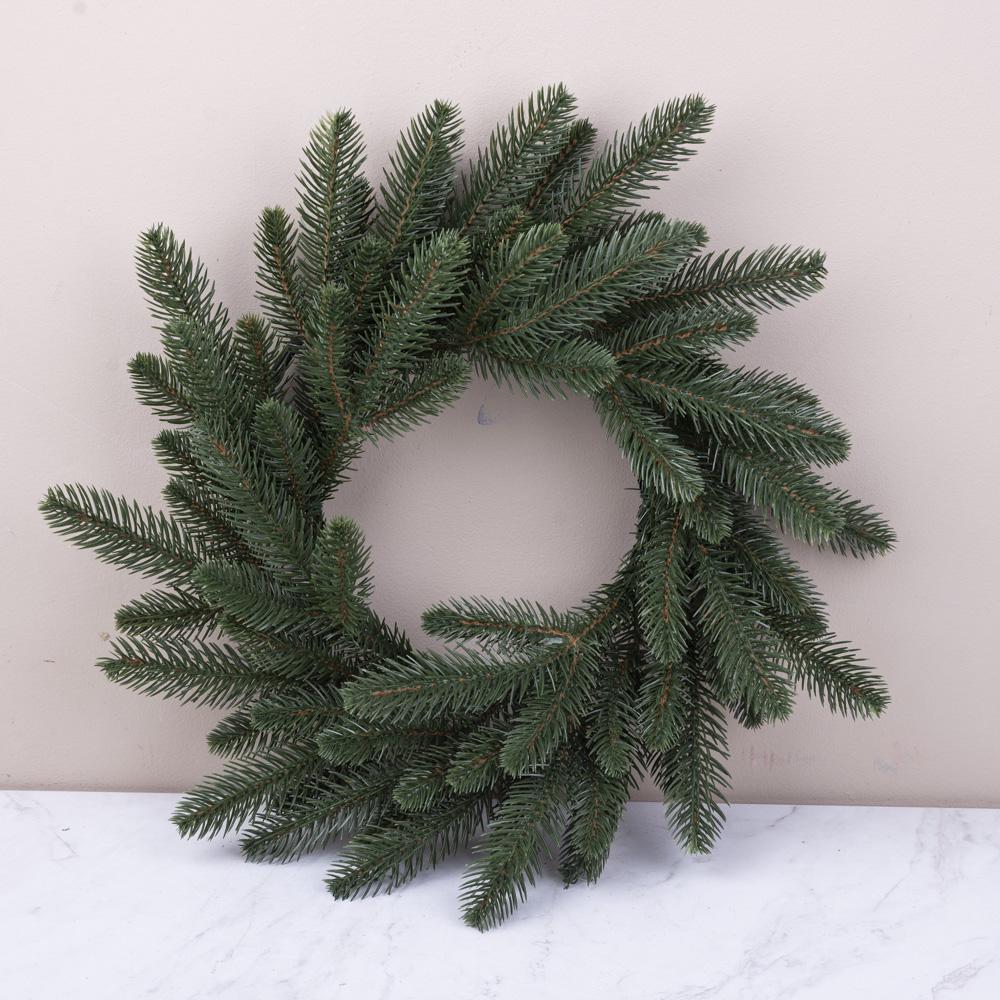 Вінок з ялини 50 см Зелений (1399-1)