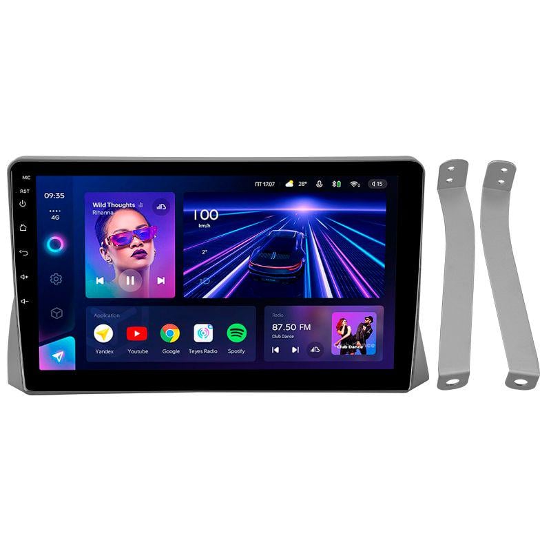 Магнитола штатная Teyes CC3 4/32 Gb Fiat Siena Palio Albea Weekend 2004-2006 F2 9" (AR-88949)