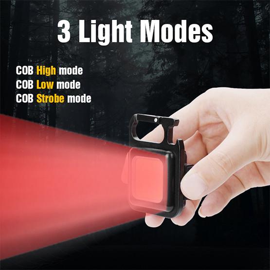 Ліхтарик-брелок USB Type-C з магнітом/карабіном і червоним світлом (2412115352) - фото 6 Ліхтарик-брелок USB Type-C з магнітом/карабіном і червоним світлом (2412115352) - фото 6