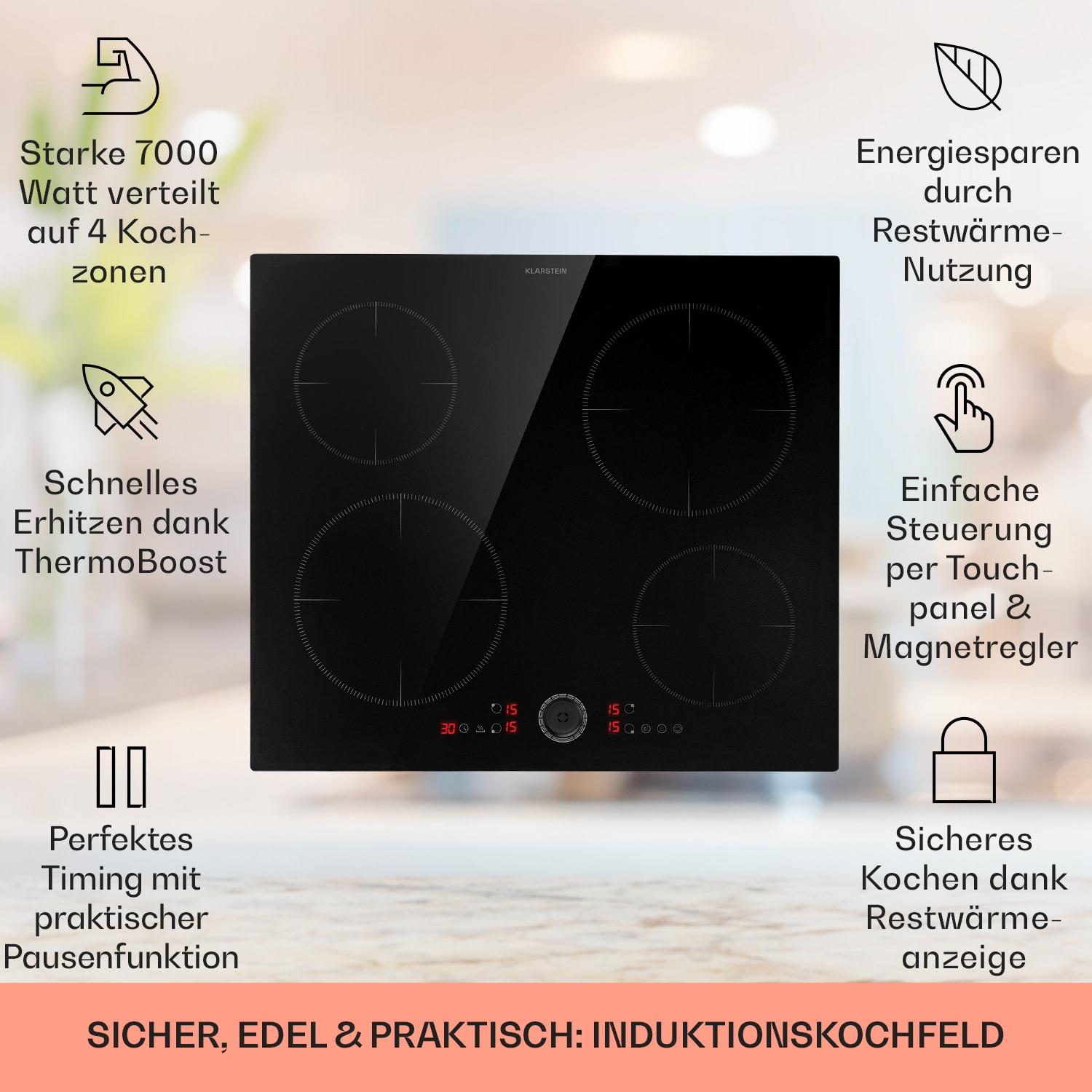 Варочная поверхность индукционная KLARSTEIN Magnichef 4 (10041380) - фото 6 Варочная поверхность индукционная KLARSTEIN Magnichef 4 (10041380) - фото 6