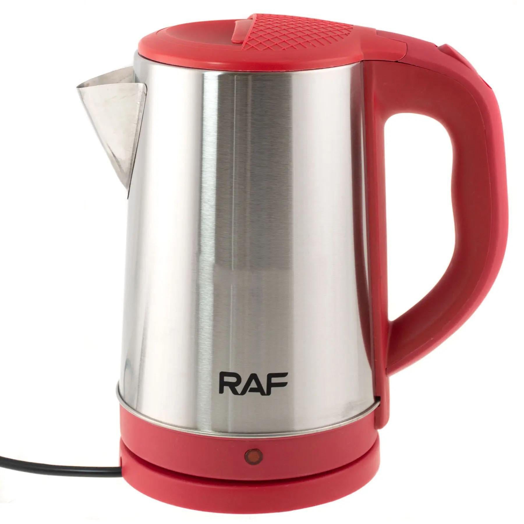Електрочайник RAF R7883 Modern нержавіюча сталь 2,3 л Червоний