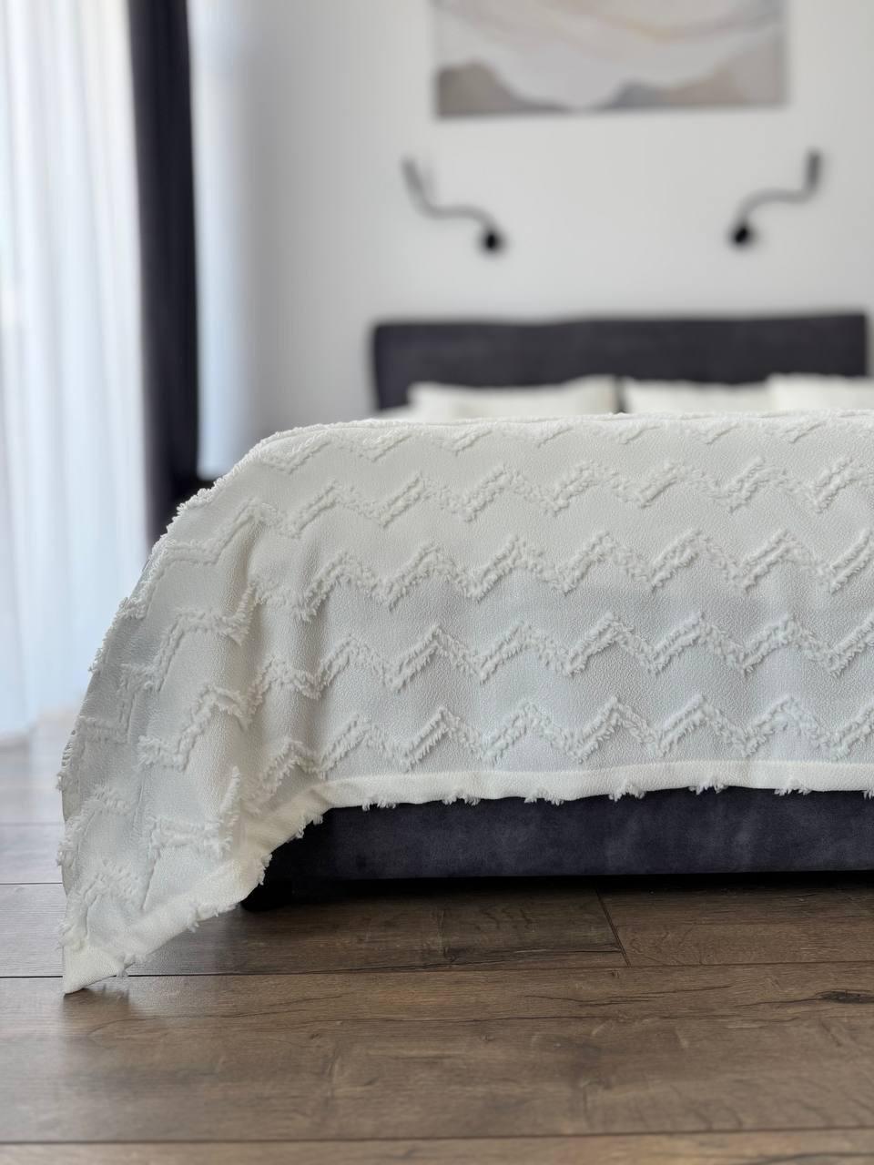 Покрывало Хельга 180x250 см Молочный (20774-2-180x250cm) - фото 6 Покрывало Хельга 180x250 см Молочный (20774-2-180x250cm) - фото 6