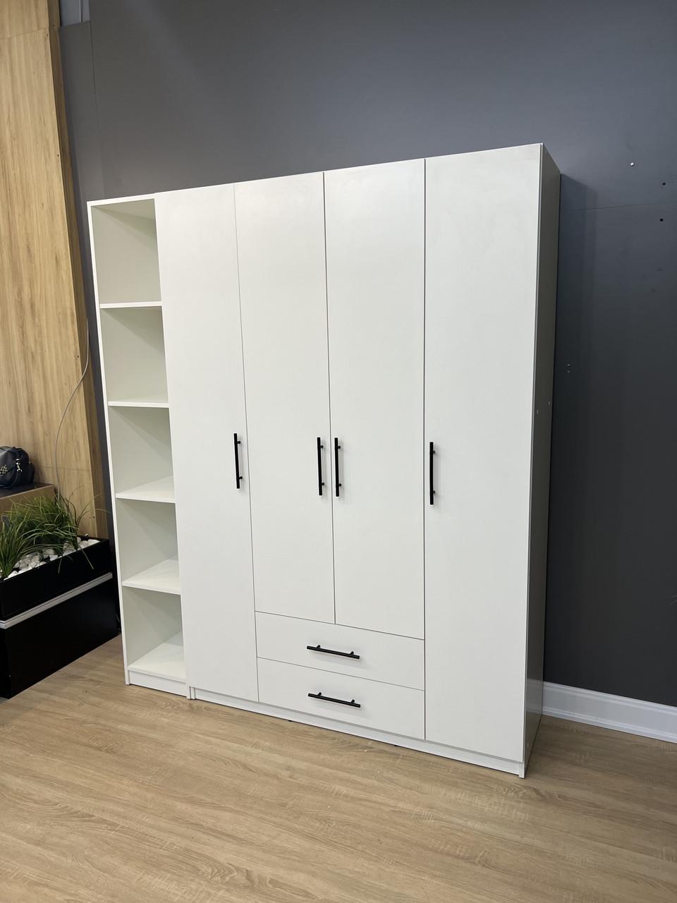 Шафа Стандарт 2/4 1286х1900х416 мм Білий - фото 6 Шафа Стандарт 2/4 1286х1900х416 мм Білий - фото 6