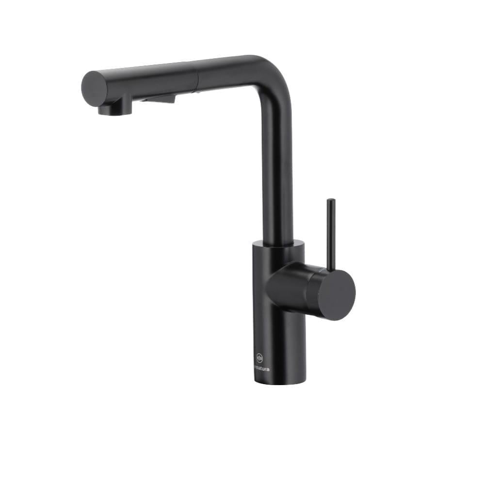 Смеситель для кухни KFA Armatura Duero Basic однорычажный Черный матовый (TP-6623-110-81)