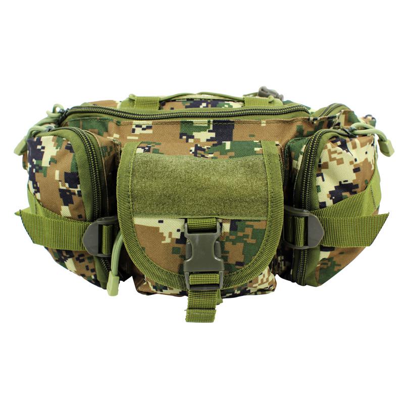 Сумка на пояс AOKALI Outdoor D05 6L Camouflage Green