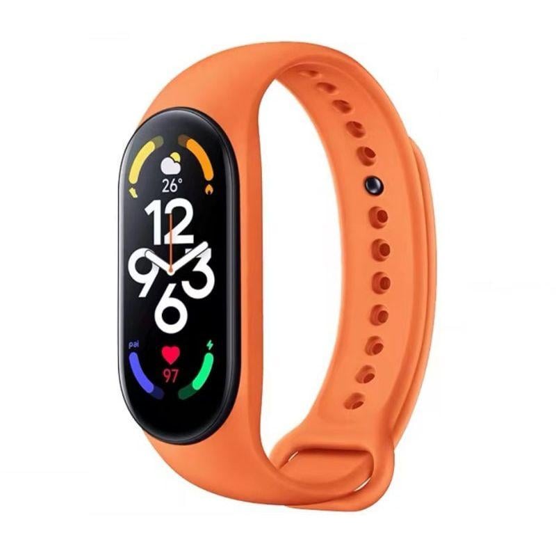 Ремінець Xiaomi Mi Band 7 силіконовий браслет Помаранчевий (M2142AS1 BHR6110CN)