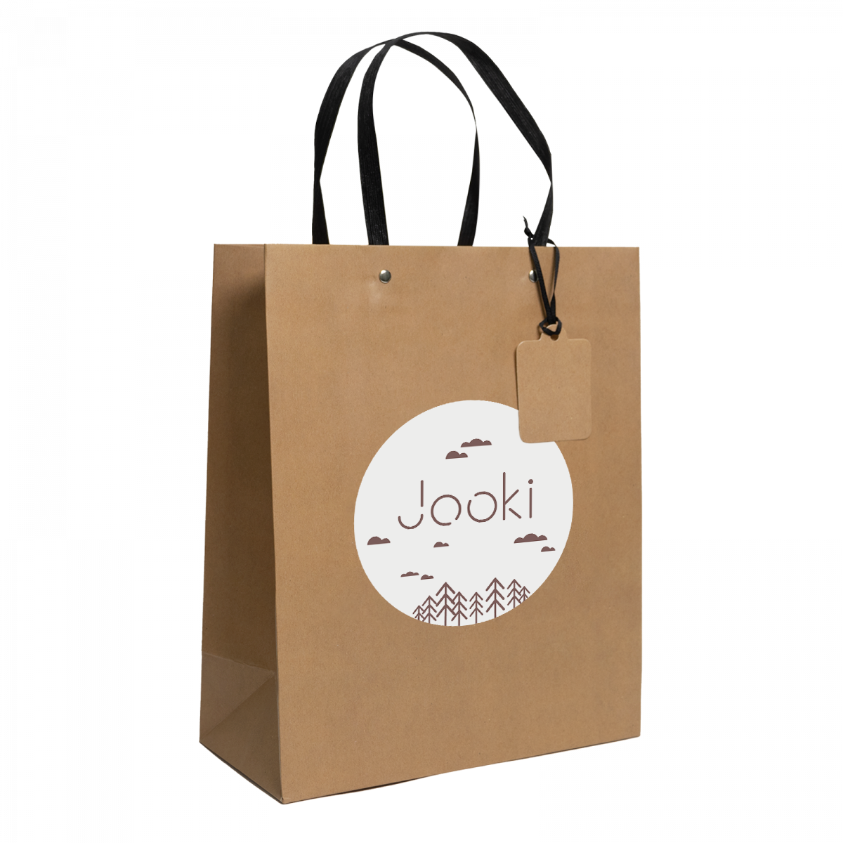 Подарочный пакет Jooki M Коричневый (25903784)