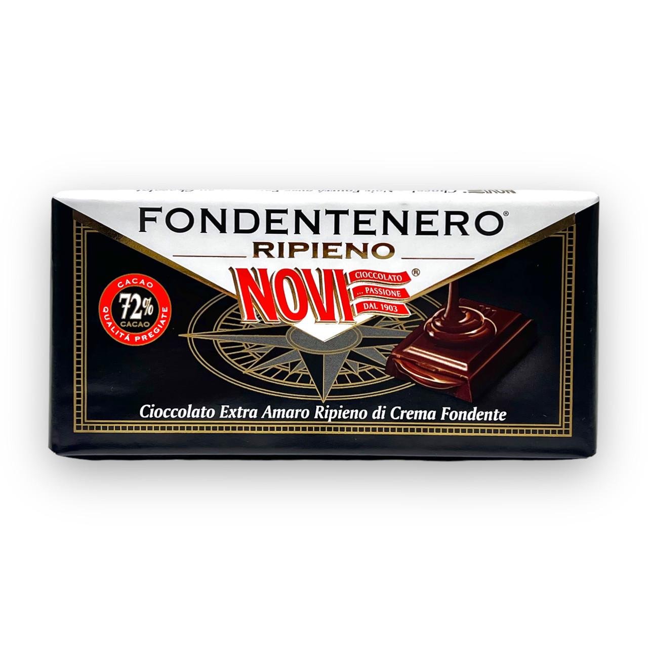 Шоколад чорний NOVI Ripieno fondentenero 72% cacao 105 г (2013751905)