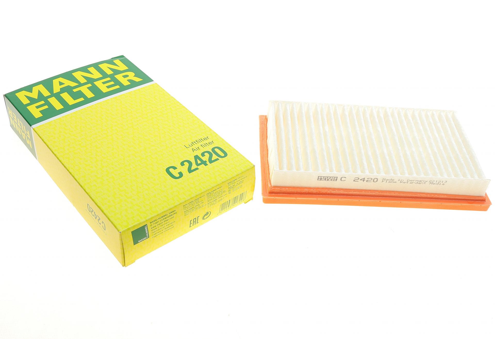 Фильтр воздушный Mann-Filter для Nissan Qashqai 1,5dCi/Note/Micra 1,6 06-13/Tiida 1,5-1,8 04-13/Cube/NV200 1,6 09- (C 2420) Фильтр воздушный Mann-Filter для Nissan Qashqai 1,5dCi/Note/Micra 1,6 06-13/Tiida 1,5-1,8 04-13/Cube/NV200 1,6 09- (C 2420)
