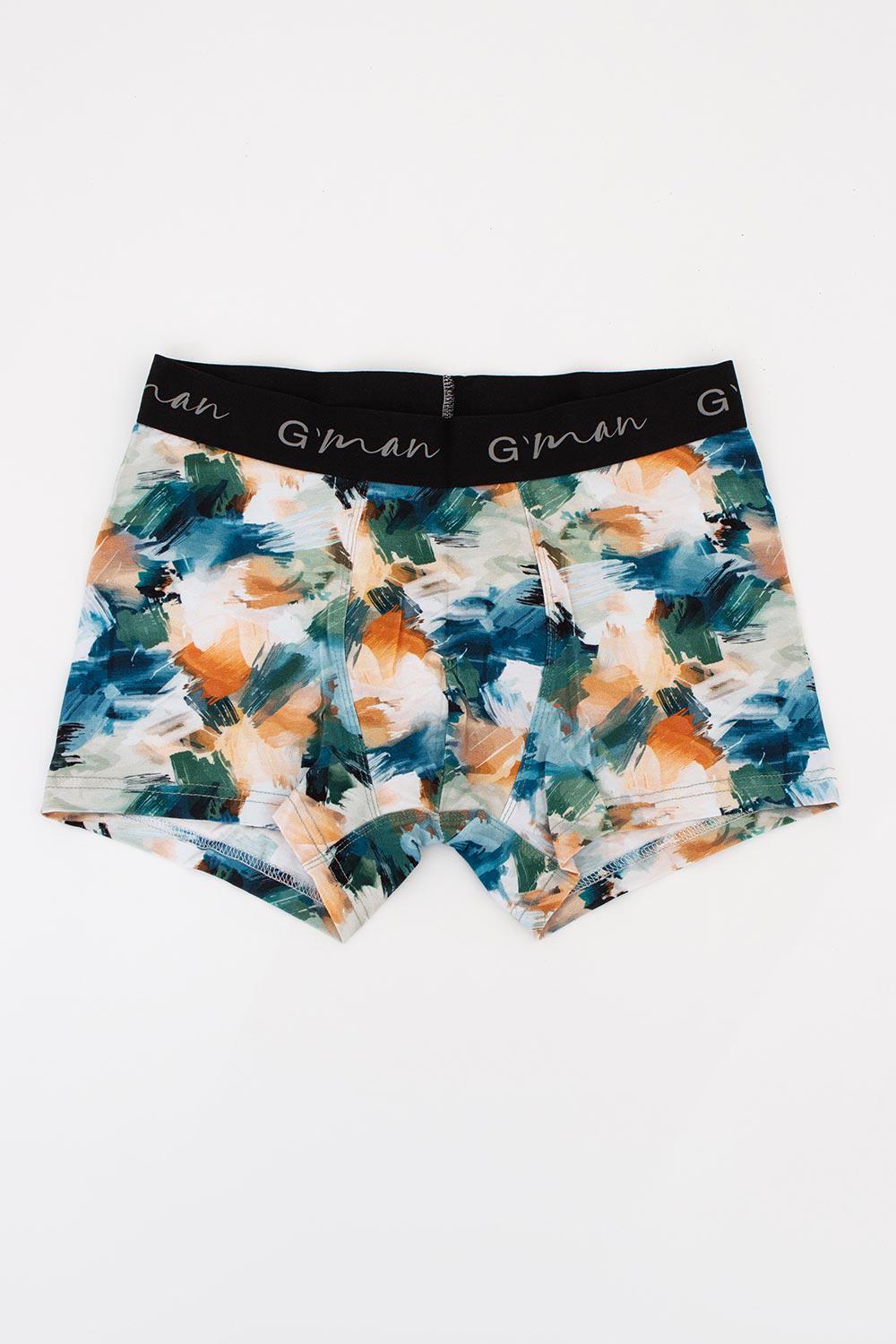 Трусы боксеры мужские Giulia G-MAN PRINT 20405/60 хлопковые XL Multicolor (31095305)