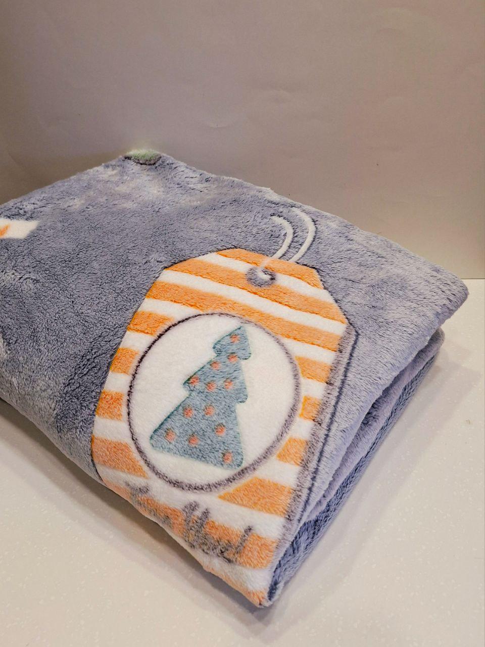 Плед новогодний флисовый Malloory Home Hello Winter полуторный 150x200 см (1492) - фото 3