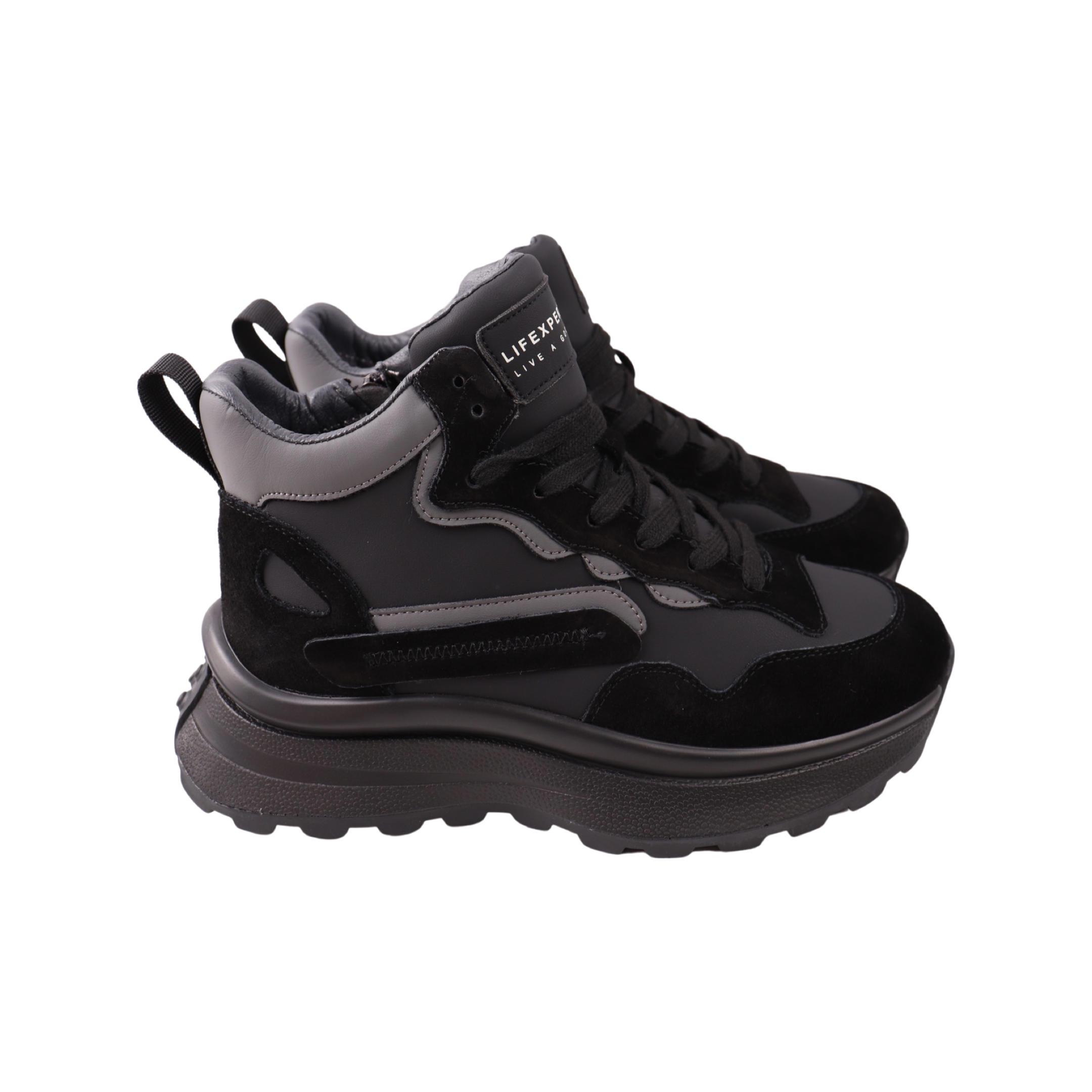 Ботинки женские Li Fexpert 1407-24ZHS натуральная кожа р. 38 Черный (29185928)