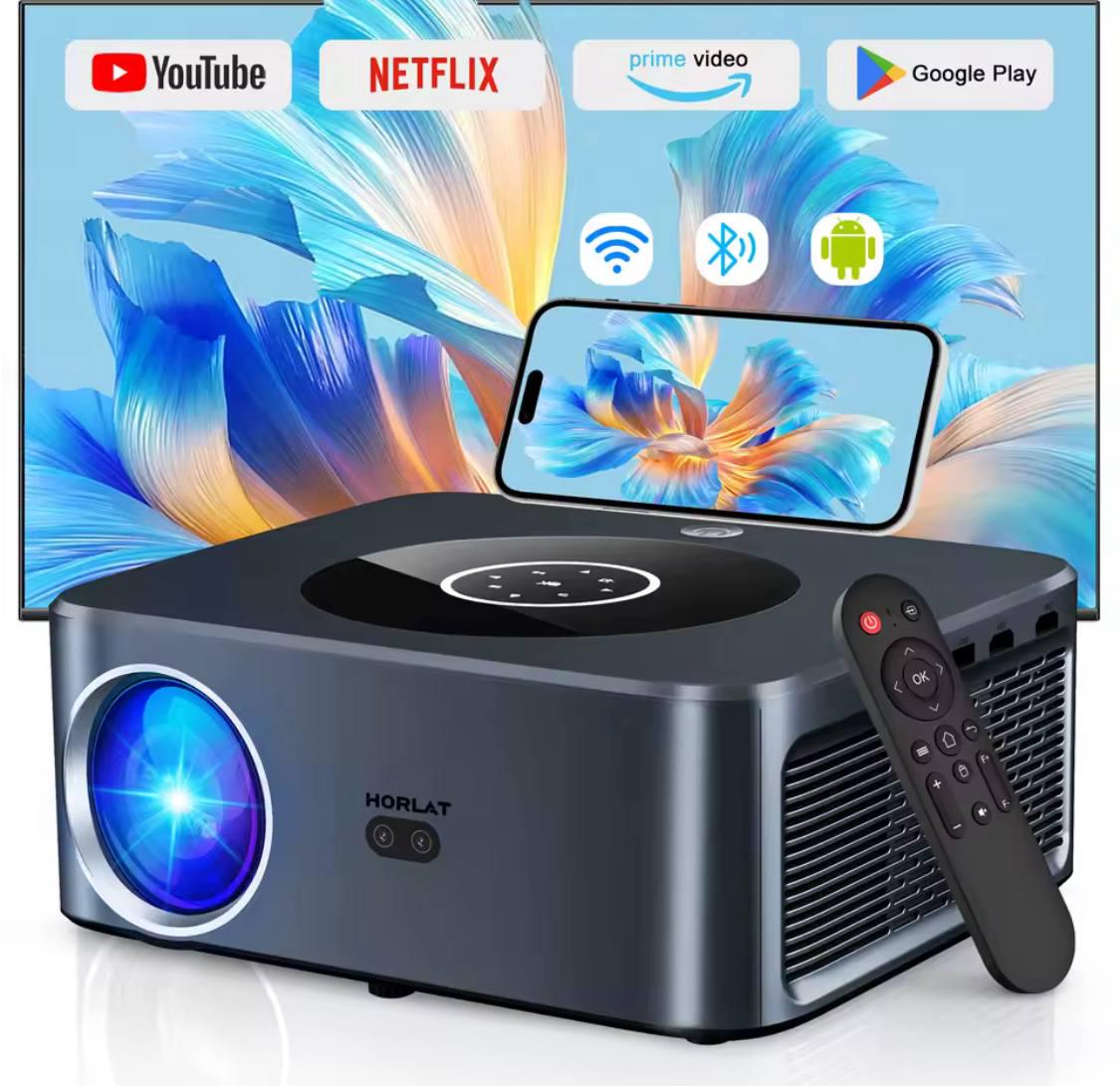 Проектор Horlat 2/64 Android 12 автофокус налаштований додатками - фото 3 Проектор Horlat 2/64 Android 12 автофокус налаштований додатками - фото 3