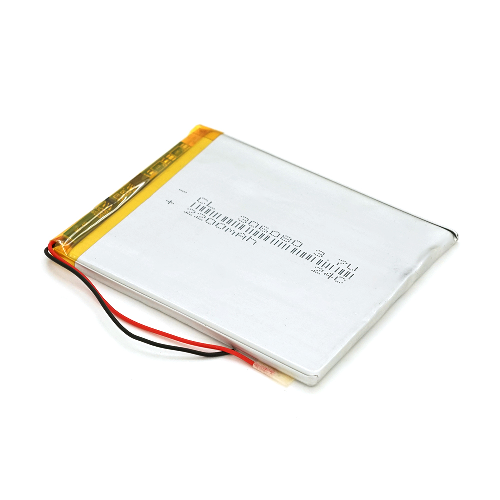 Аккумулятор литий-полимерный Voltronic 3x60x80 мм Li-ion 3,7V 2200 мАч (37698)