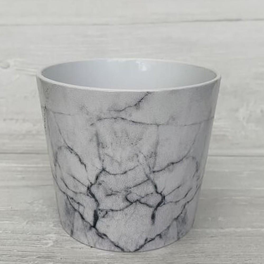 Кашпо Scheurich Texture 11 см Білий (60400) - фото 2