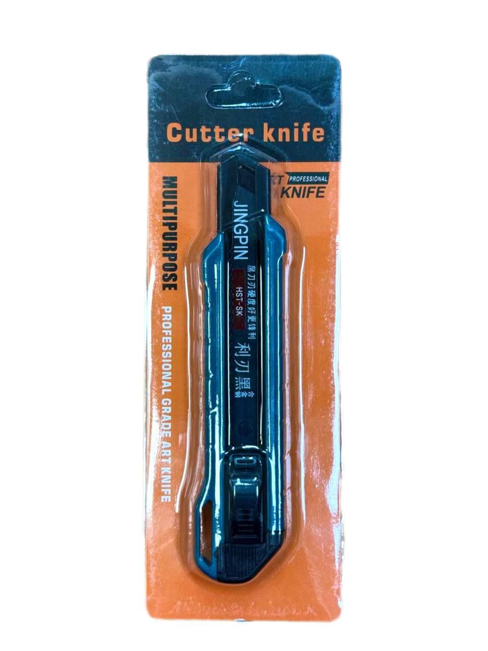 Нож канцелярский PL-W33 24 шт./уп. Черный