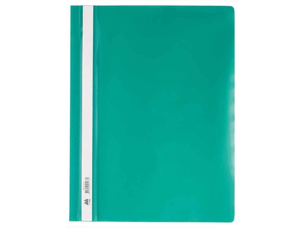 Папка-скоросшиватель Buromax пластик А4 PP Зеленый (932113)