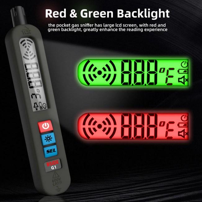 Детектор витоку газу BSIDE природний CO2 легкозаймистий спирт/аналізатор метану/тестер PPM LEL (2080364850) - фото 7