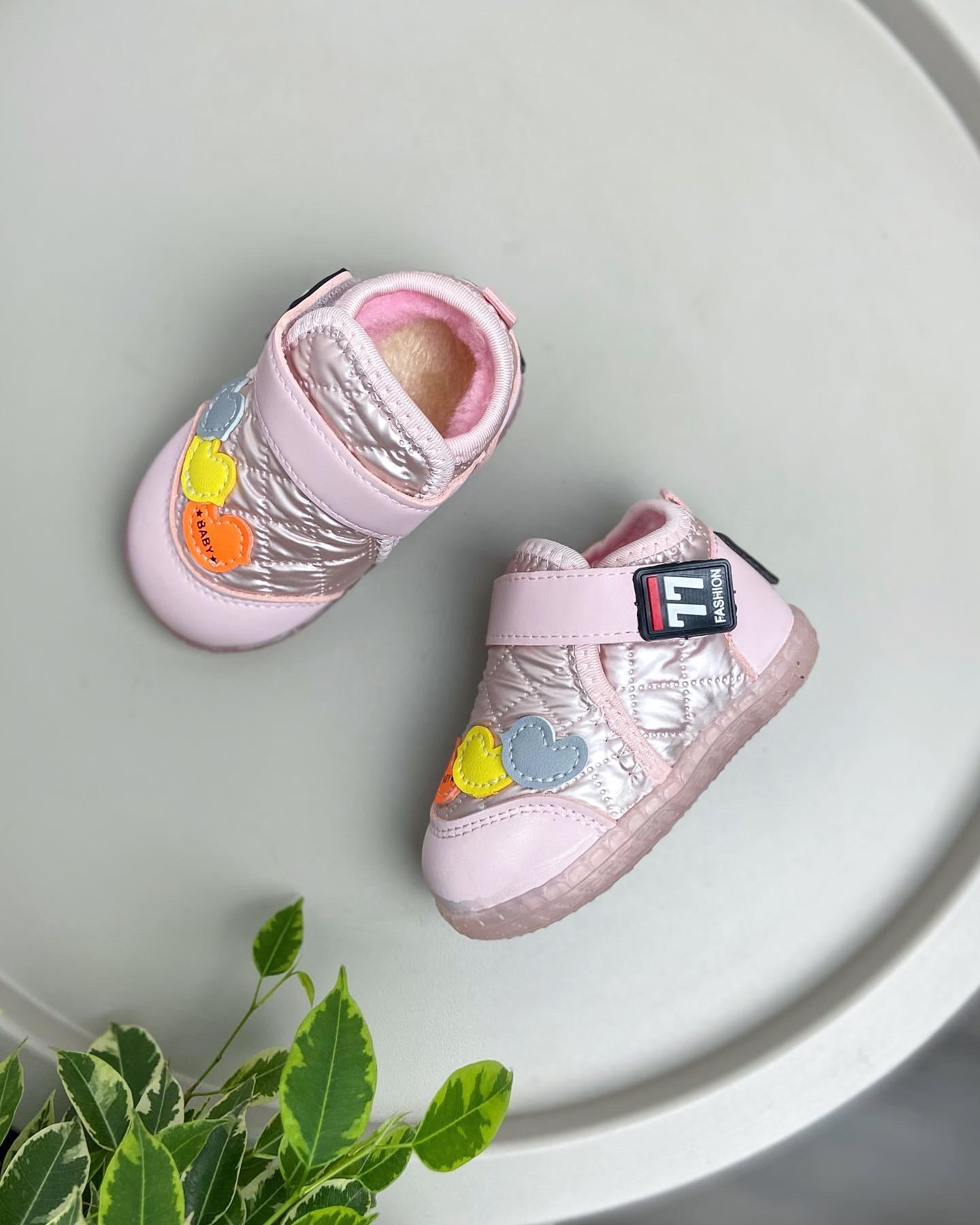 Ботинки осенние детские р. 19 Розовый (651)