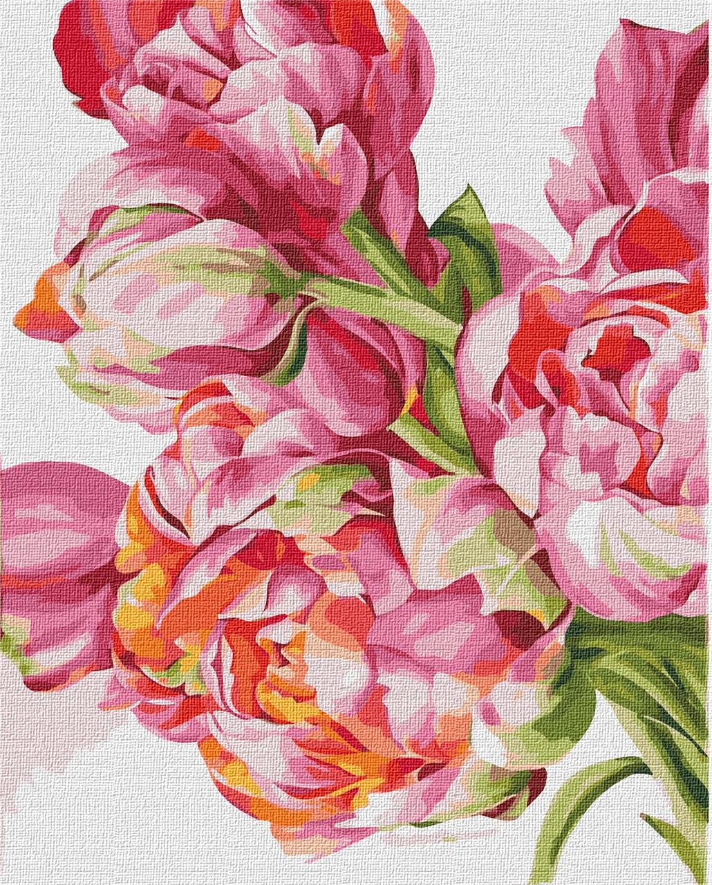 Картина по номерам ТМ Идейка Своенравные пионы 40х50 см (KHO2081)
