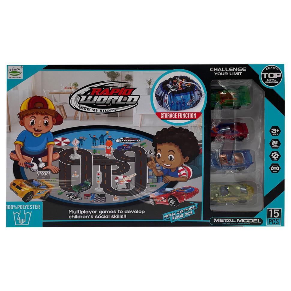 Іграшковий набір rapid world 6688 153a машинки збирається в мішок (RLT46907)