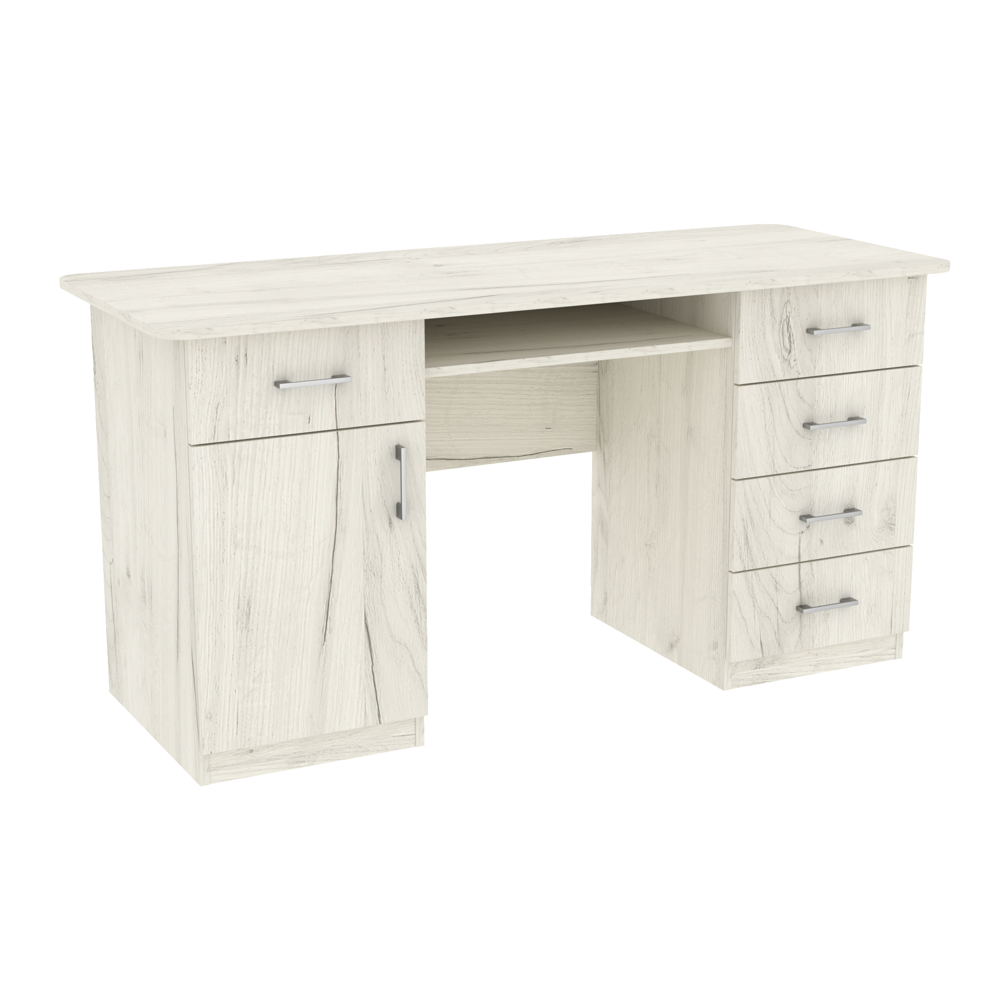 Письмовий стіл СП-1 №16 1500х600х760 мм Дуб Крафт Білий (29425661)