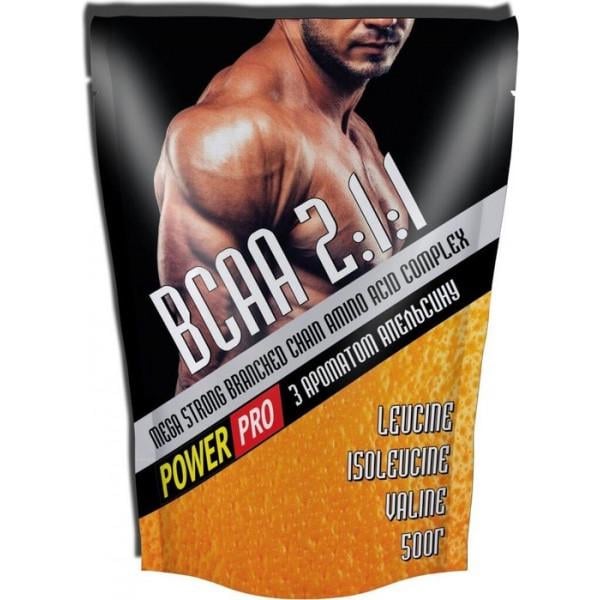 Аминокислота Power Pro BCAA 500 г Апельсин