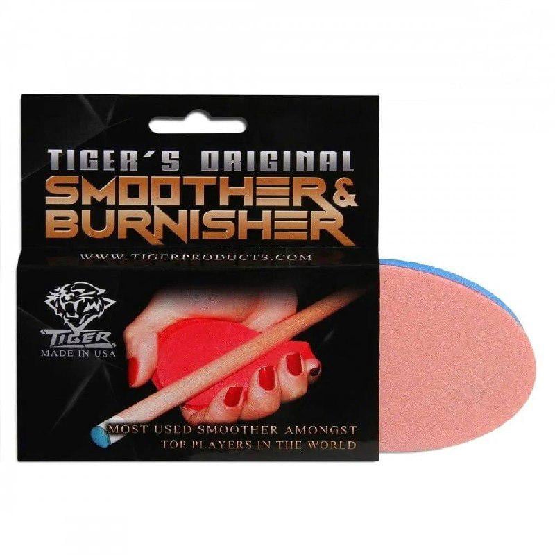 Губка для чищення та полірування більярдного кия Tiger Shaft Smoother&Burnisher 1 шт. (12069129)