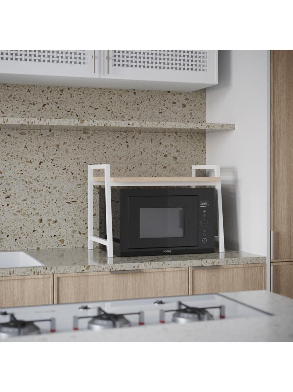 Подставка для микроволновки MSM металлическая Белый (700-84)